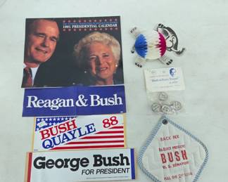 Bush Political Campaign Memorabilia Assortment