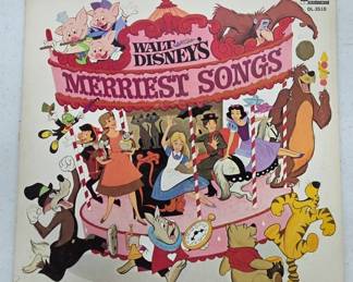 Walt Disney’s Merriest Songs Vinyl Record