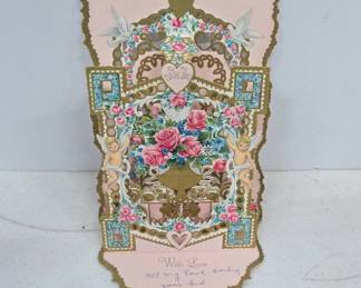 Vintage Hallmark Die-Cut Pop-Up Valentine’s Card