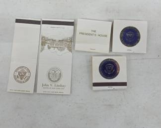White House Matchbooks and Booklets
