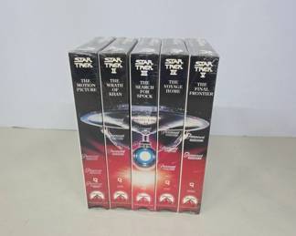 Star Trek VHS Collection Factory Sealed