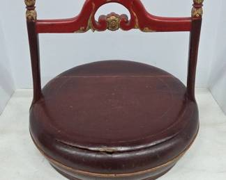 Qing Dynasty Chinese Lacquered Rice Container