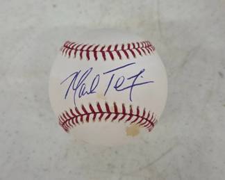 Rawlings MLB Baseball Signed by Mark Teixeira