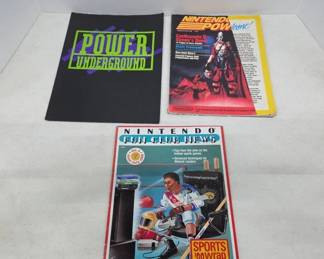 Nintendo Magazines Including Power Underground