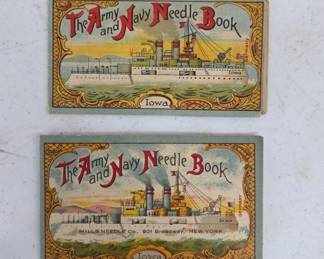 Army and Navy Needle Books, Early 20th Century