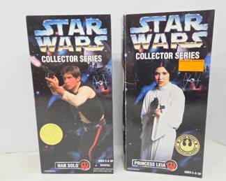 Star Wars Collector Series Figures Hans Solo Leia