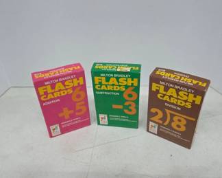 Milton Bradley Flash Cards for Math Learning