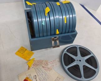 Metal Film Reels in Storage Case