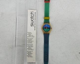 Swatch Quartz Wristwatch with Original Case