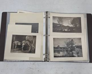 Binder of Assorted Art Prints