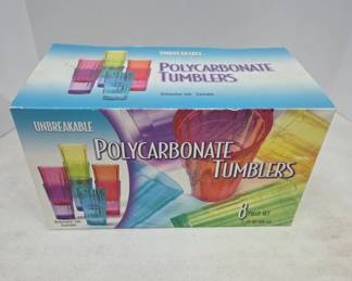 Unbreakable Polycarbonate Tumblers Set