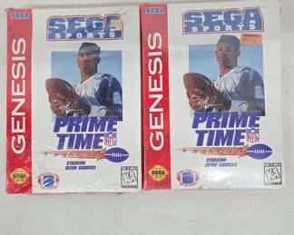 NFL Prime Time Sega Genesis Games