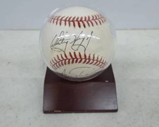 Whitey Herzog Al Hrbosky & More Signed Baseball