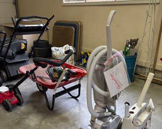 Kirby Vacuum • Wheelbarrow • Yard Art • Edger • Card Tables 