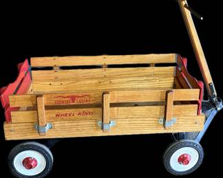 Very Vintage Country Squire Wheel King Wooden / Wood Wagon 