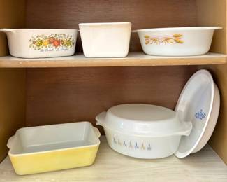 Vintage Fire King, Corning Ware & Pyrex