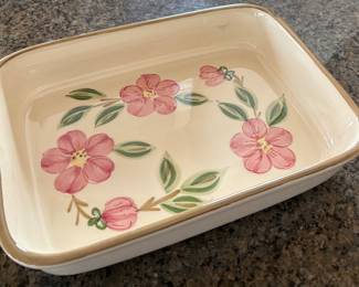 Vintage Franciscan Desert Rose 13" Rectangular Baker - Pottery - Made in Portugal - Earthenware
