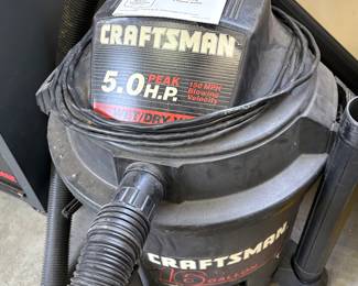 Craftsman Sears 16 Gallon 5 Horsepower Wet Dry Shop Vac
