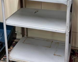 MCM Metal Rolling Utility or Kitchen Cart 