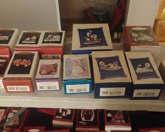 HALLMARK ORNAMENTS LOTS OF THEM