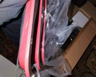 New red baking trays