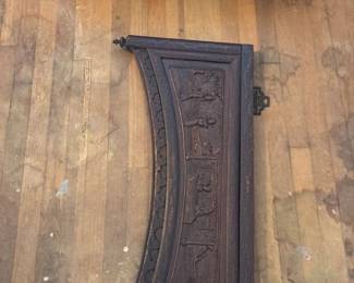 Antique Chinese Carved Wood Panel fourth image