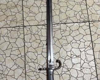 WWII ARGENTINO MODEL MAUSER ARMY SWORD BAYONET