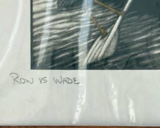 Row vs Wade Heron and Boat Print by Don McMahon second image