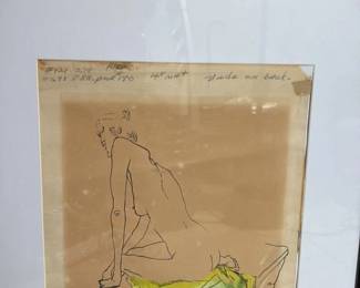 Nude on Back Drawing Sketch fourth image