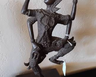 Bronze Thai Dancer Figurine