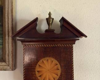 Antique Barometer and Thermometer third image