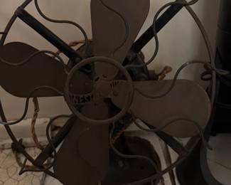 Antique Westinghouse Electric Fan for decorative purpose only