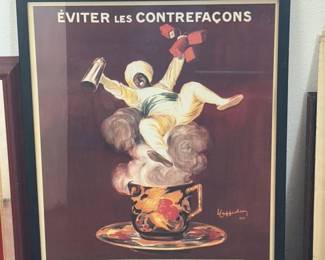 Caf Martin Poster by Jean dAuriac