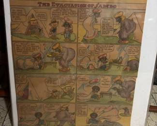 The Sunday Oregonian The Evacuation of Jambo Comic Strip dated Aug. ,