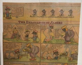 The Sunday Oregonian The Evacuation of Jambo Comic Strip dated Aug. , second image