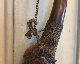 Tibetan Buddhist ceremonial dragon horn or trumpet second image