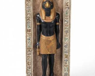 Egyptian Revival Sarcophagus Figurine