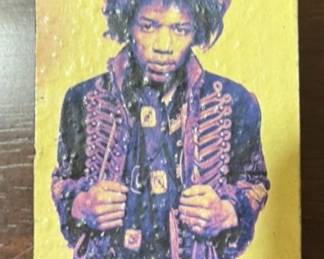 Jimi Hendrix wood decor
