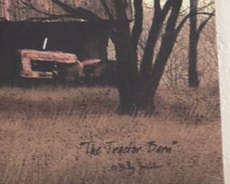 The Tractor Barn Billy Jacobs Painting second image