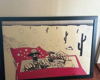 Ralph Steadman Savage Journey to the Heart of the American Dream Print second image