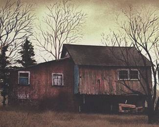 The Tractor Barn Billy Jacobs Painting third image