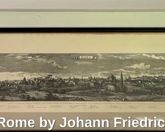 Print of Rome by Johann Friedrich Probst