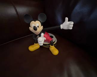 Mickey Mouse Sitting on Film Reel Figurine or Photo Holder