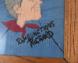 Needlepoint Framed Portrait second image