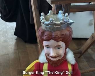 Burger King The King Doll