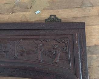 Antique Chinese Carved Wood Panel third image
