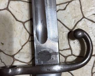 WWII ARGENTINO MODEL MAUSER ARMY SWORD BAYONET second image
