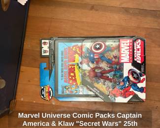 Marvel Universe Comic Packs Captain America Klaw Secret Wars th Anniversary Edition