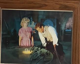 The Time Machine Movie Still Signed by Rod Taylor and Yvette Mimieux