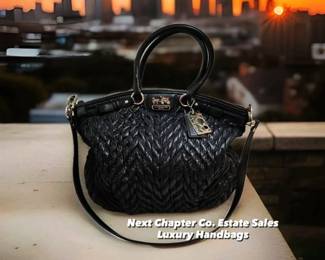 Vintage designer purses including Louis Vuitton and Coach